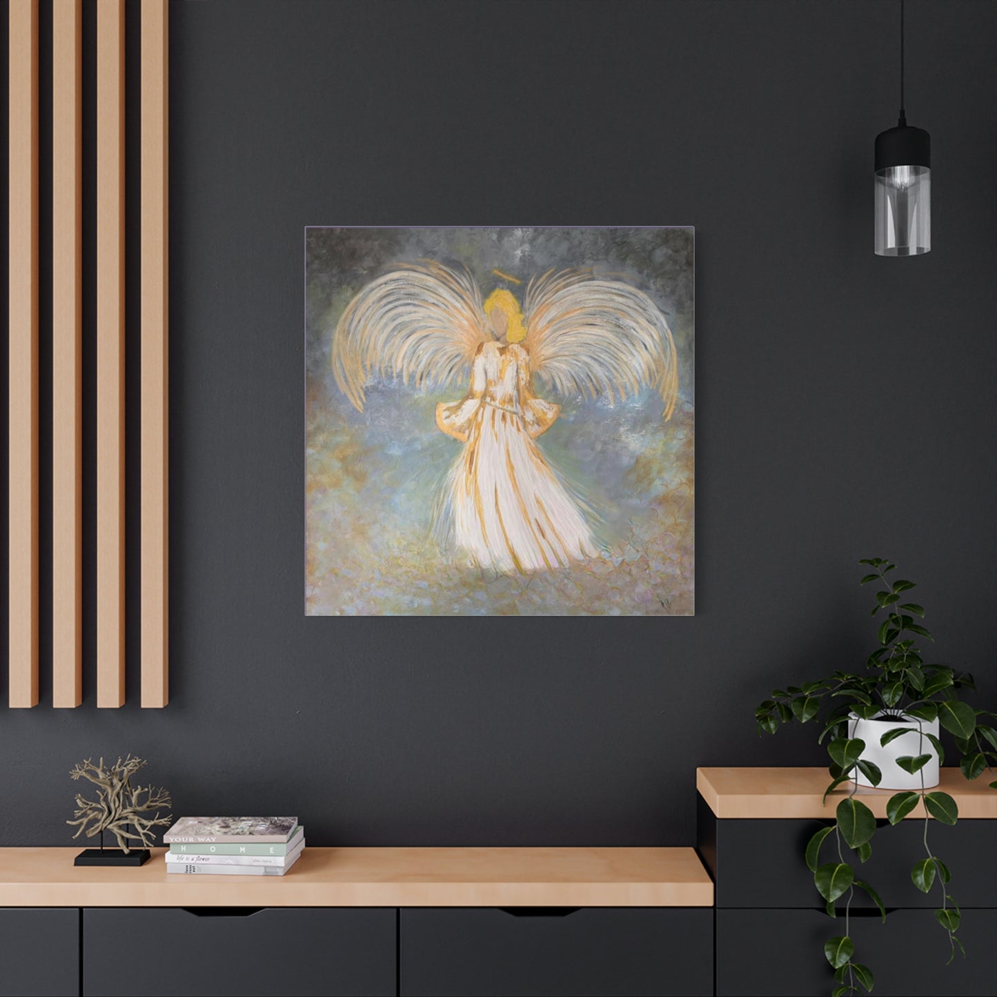 Angel of Remembrance - Memorial Angel Art Print
