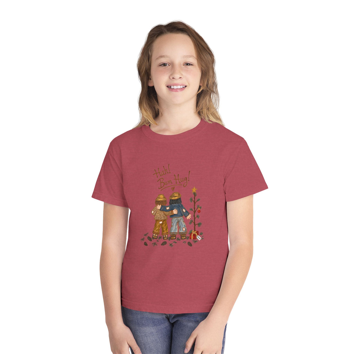 Hah! Bum Hug! – Youth Midweight T-Shirt