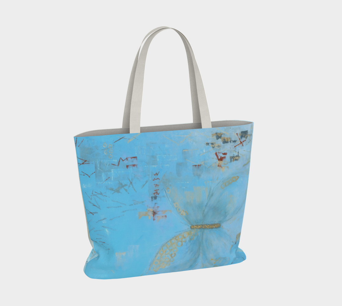 Out of the Ruins - Large Cotton Canvas Art Tote