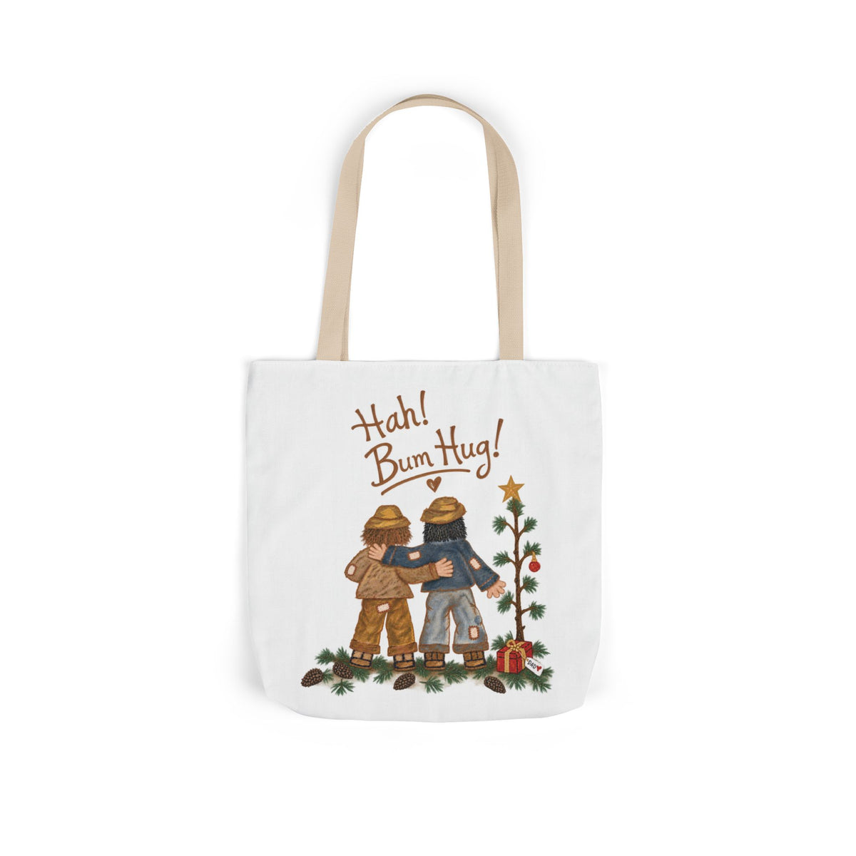 Hah! Bum Hug! – Canvas Tote Bag