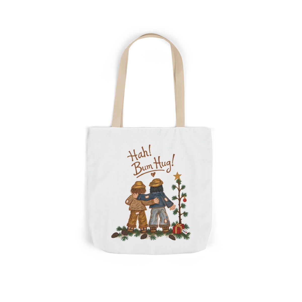 Hah! Bum Hug! – Canvas Tote Bag