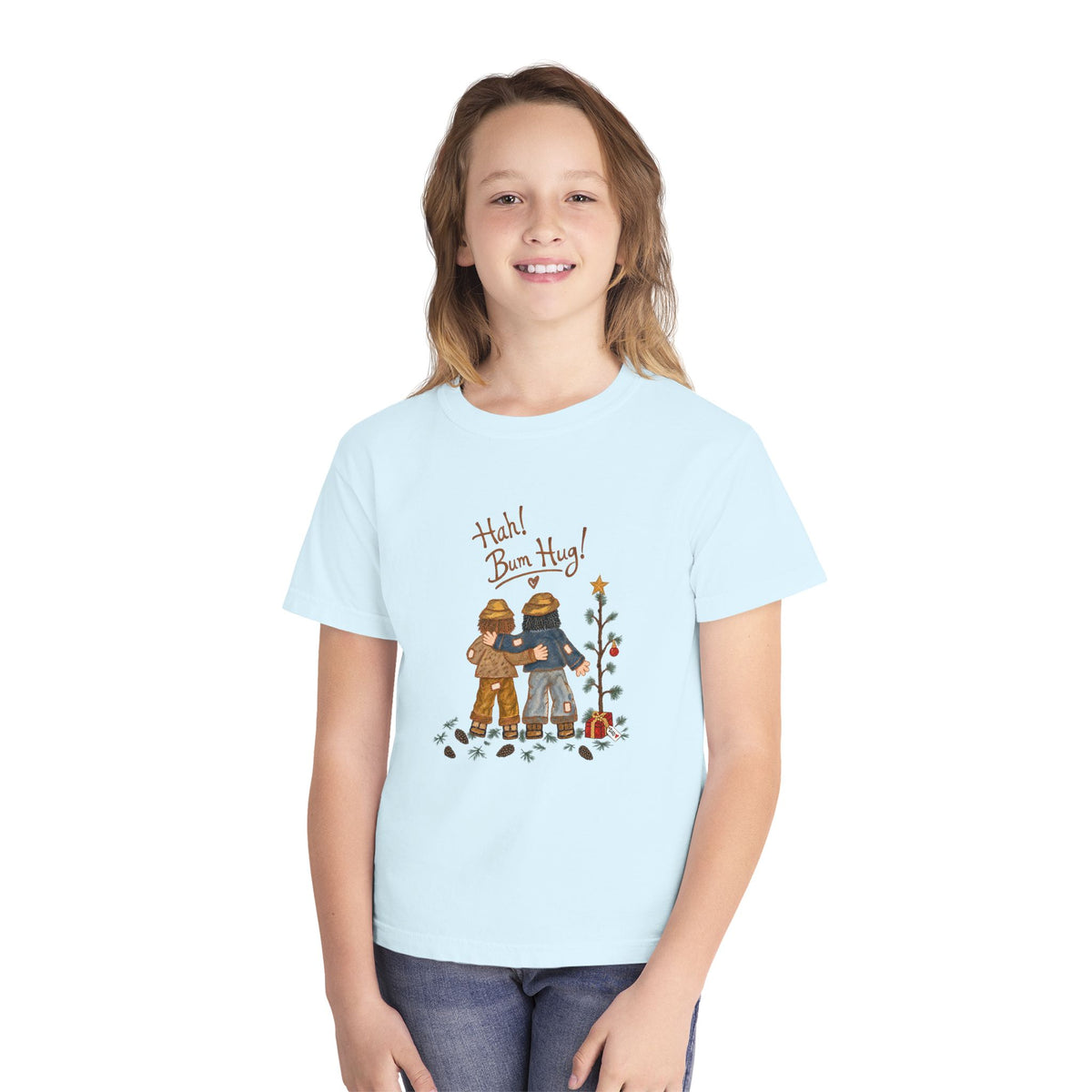Hah! Bum Hug! – Youth Midweight T-Shirt