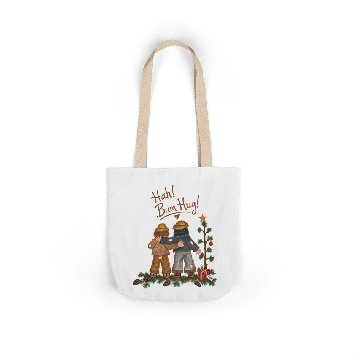 Hah! Bum Hug! – Canvas Tote Bag