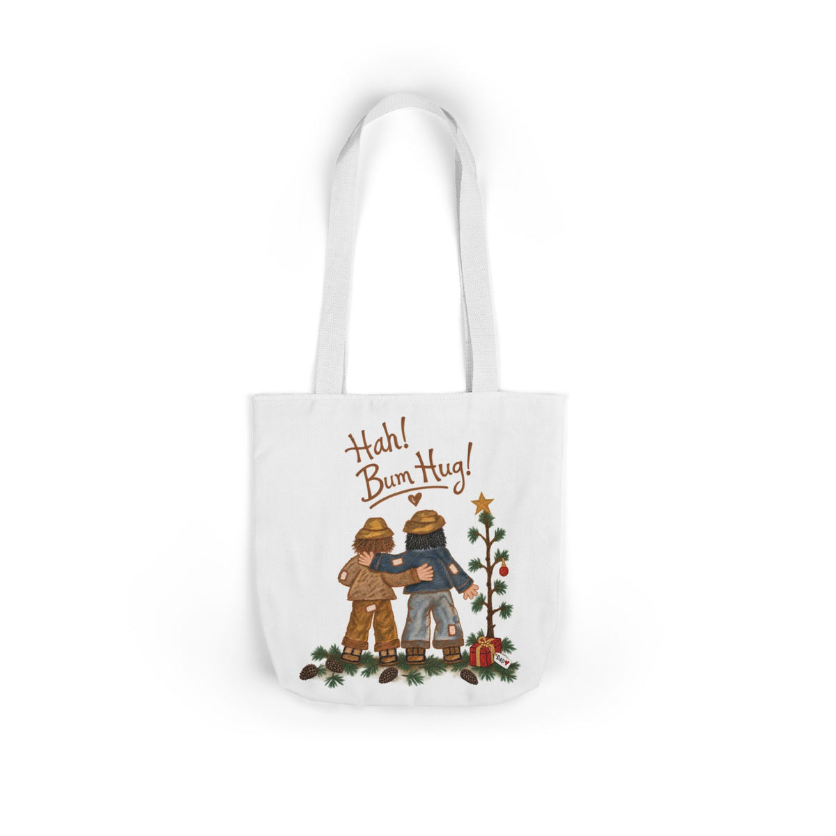 Hah! Bum Hug! – Canvas Tote Bag