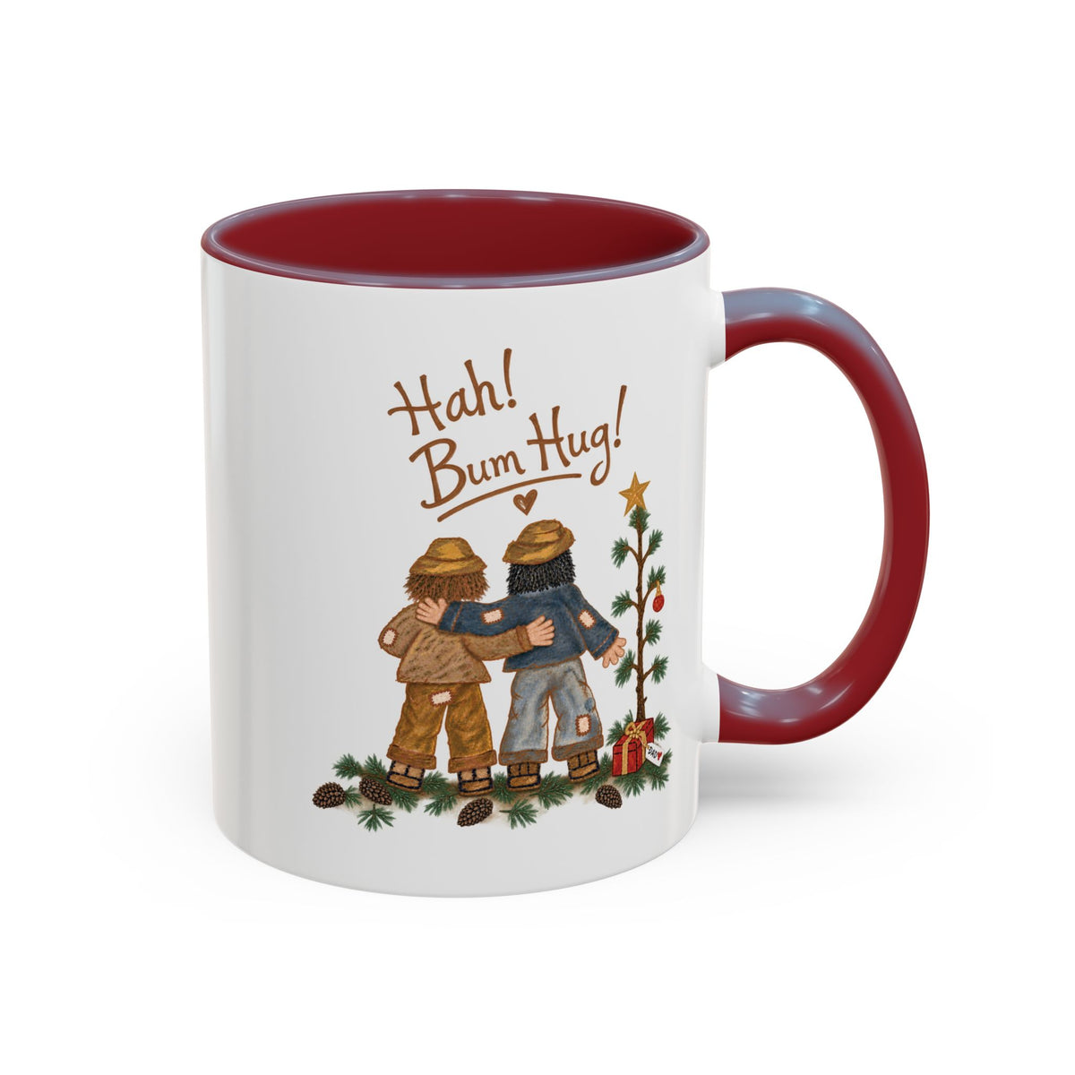 Hah! Bum Hug! – Accent Coffee Mug