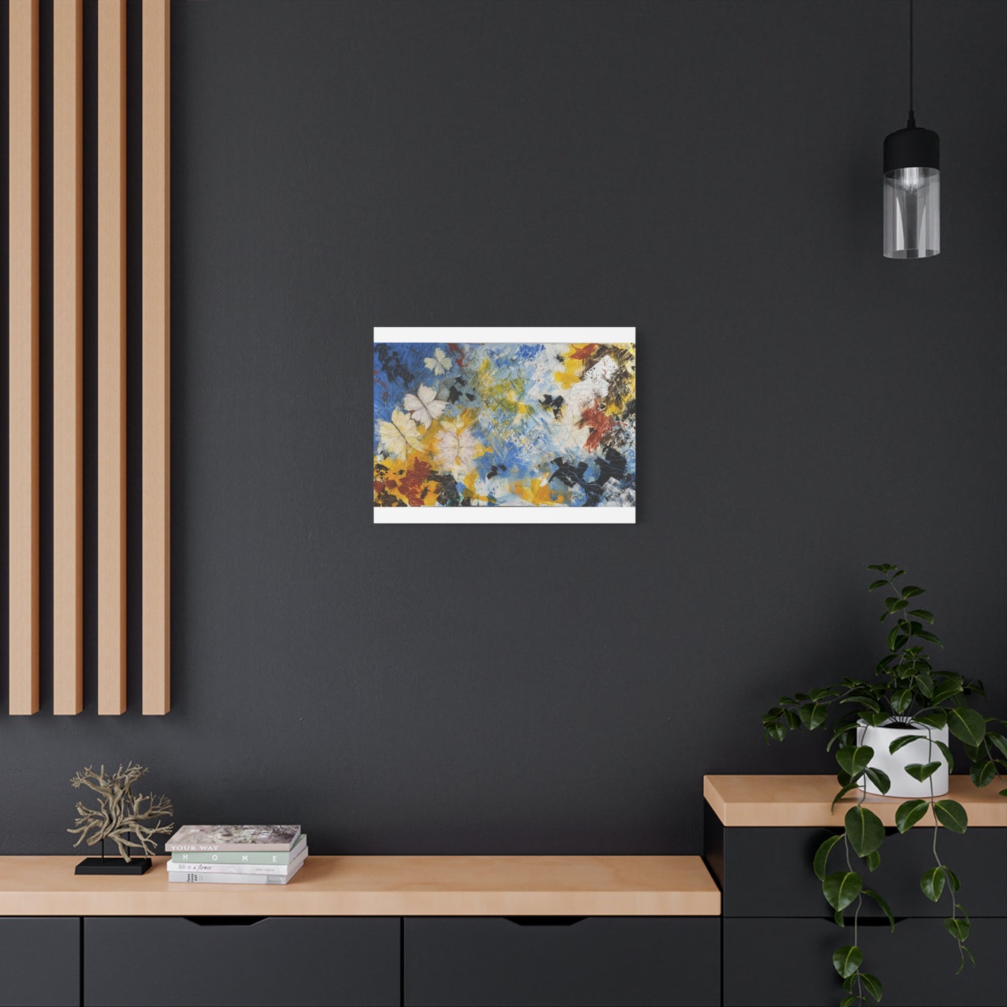 Flight Through Chaos - Abstract Canvas Wall Art (Gallery Style)