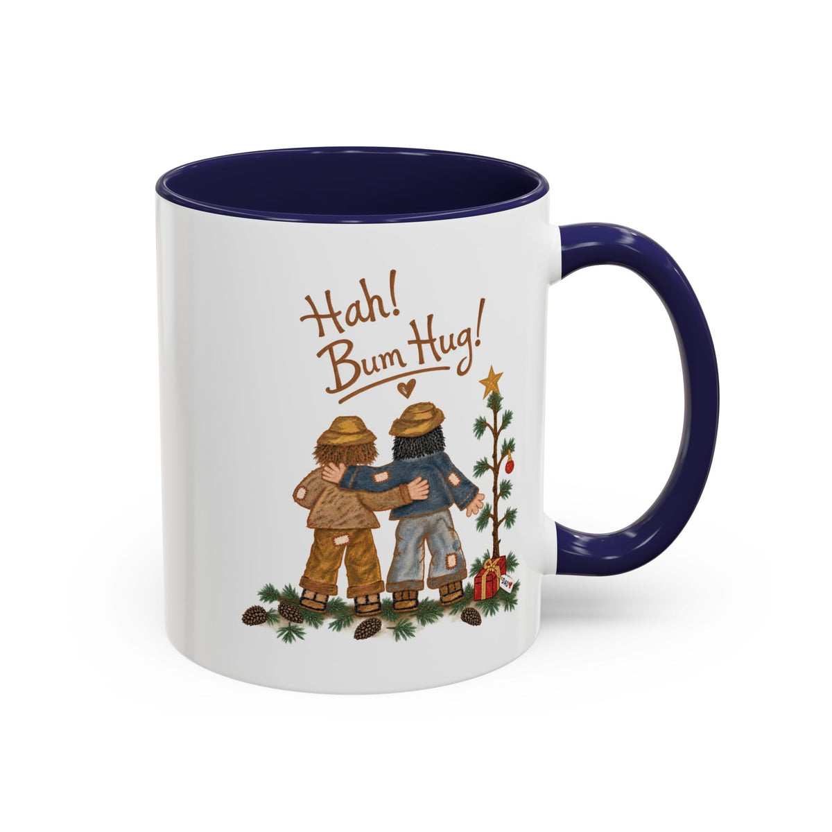 Hah! Bum Hug! – Accent Coffee Mug