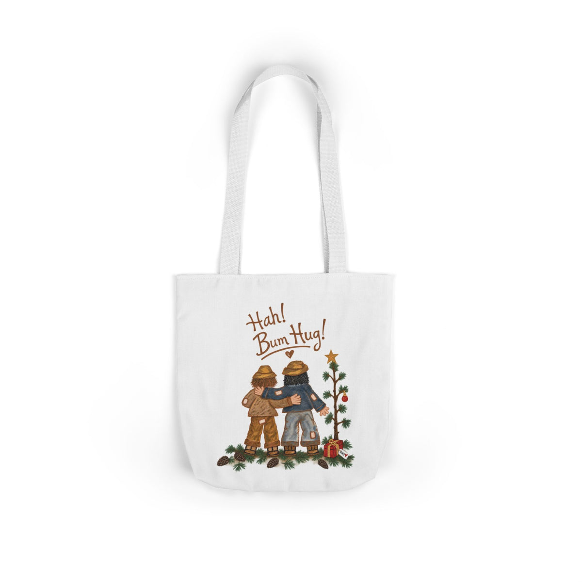Hah! Bum Hug! – Canvas Tote Bag
