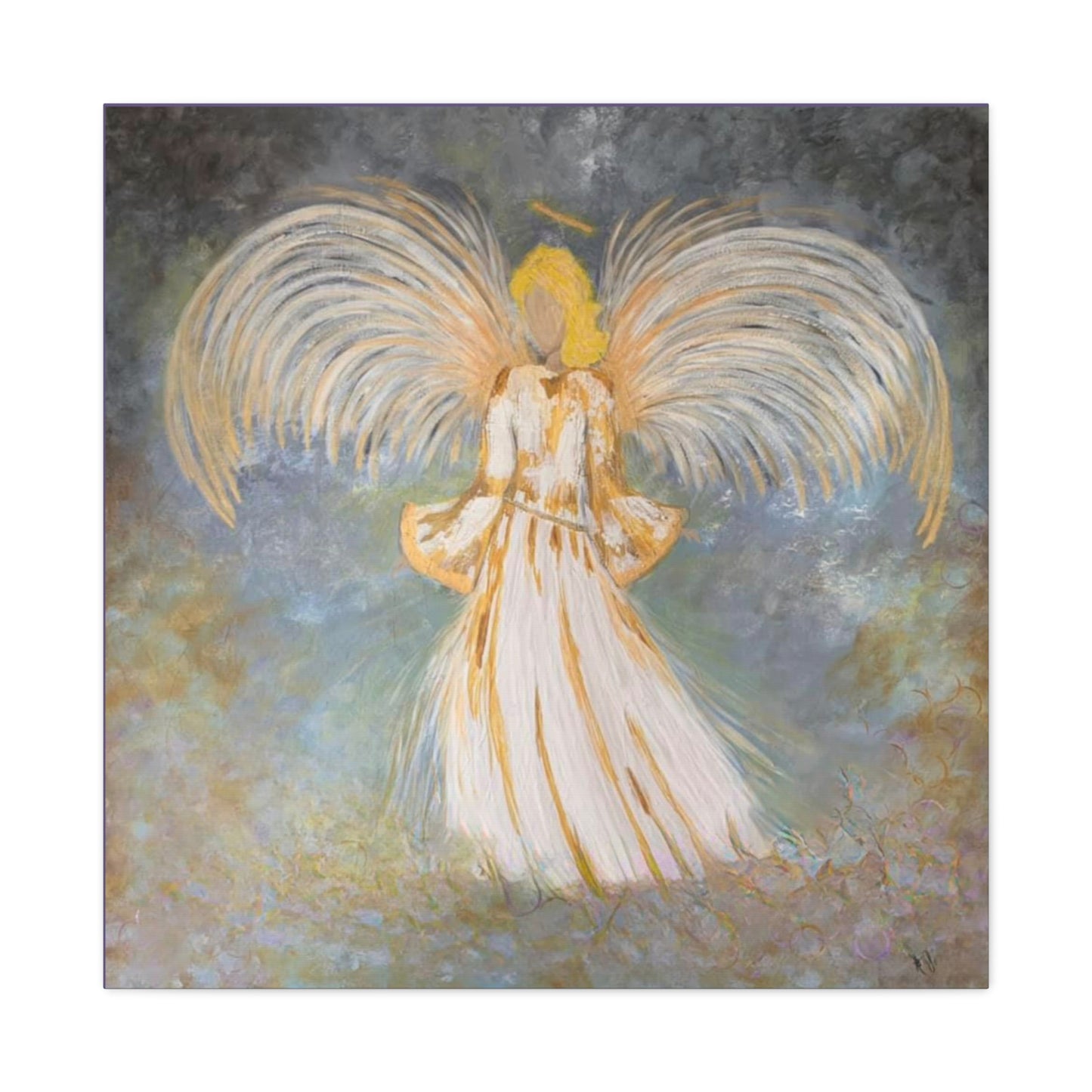 Angel of Remembrance  -  Memorial Angel Art Print