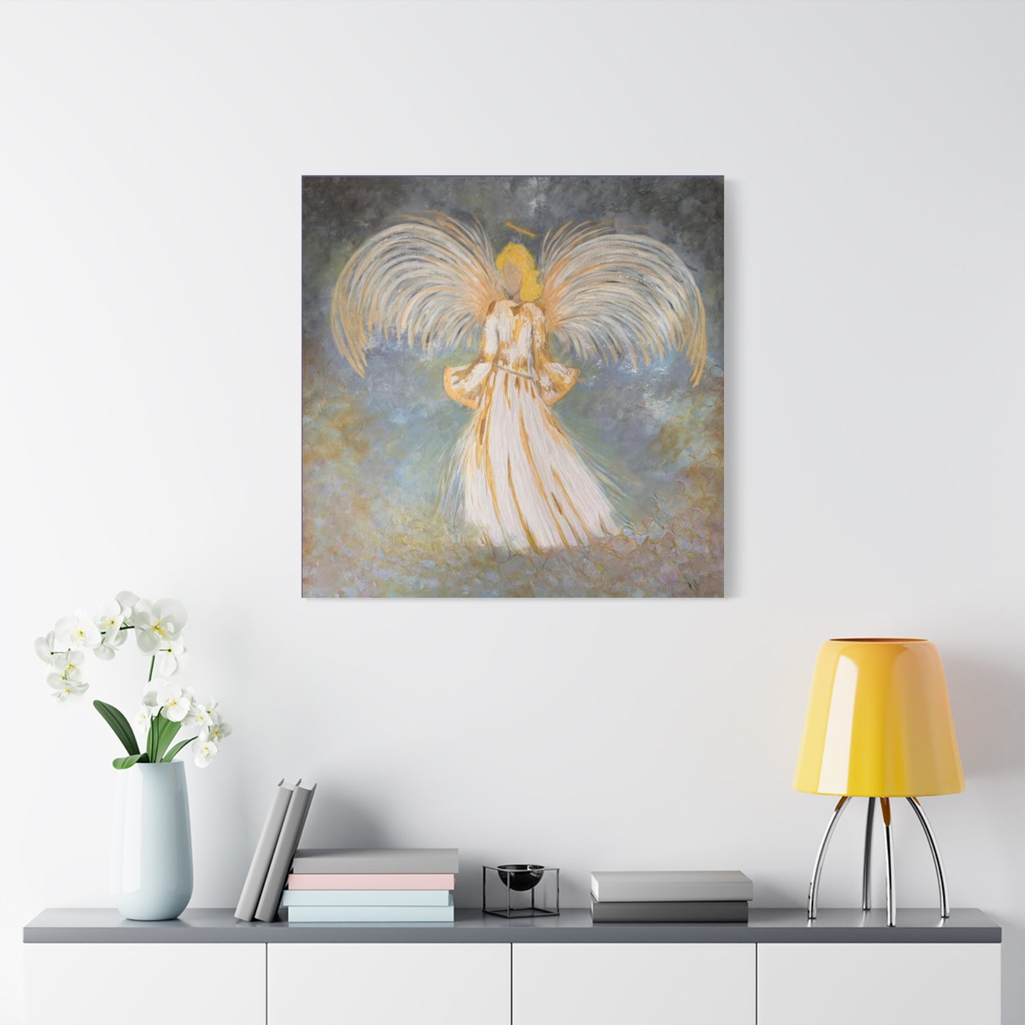 Angel of Remembrance  -  Memorial Angel Art Print