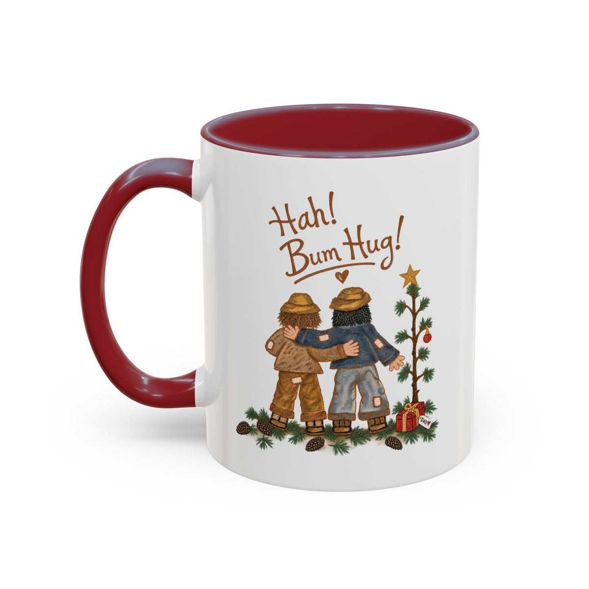Hah! Bum Hug! – Accent Coffee Mug