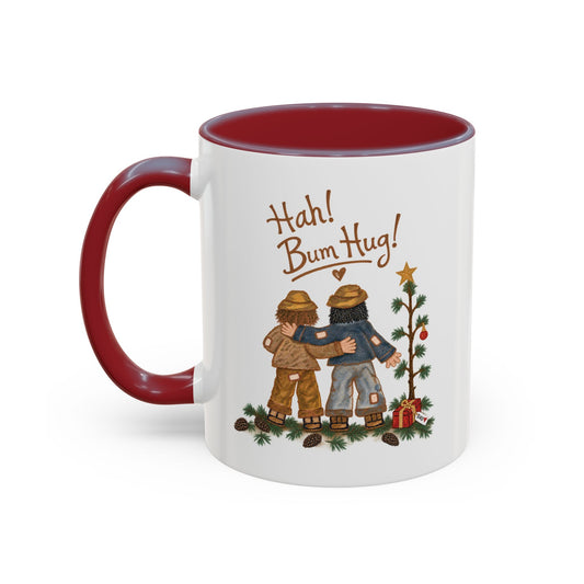 Hah! Bum Hug! – Accent Coffee Mug