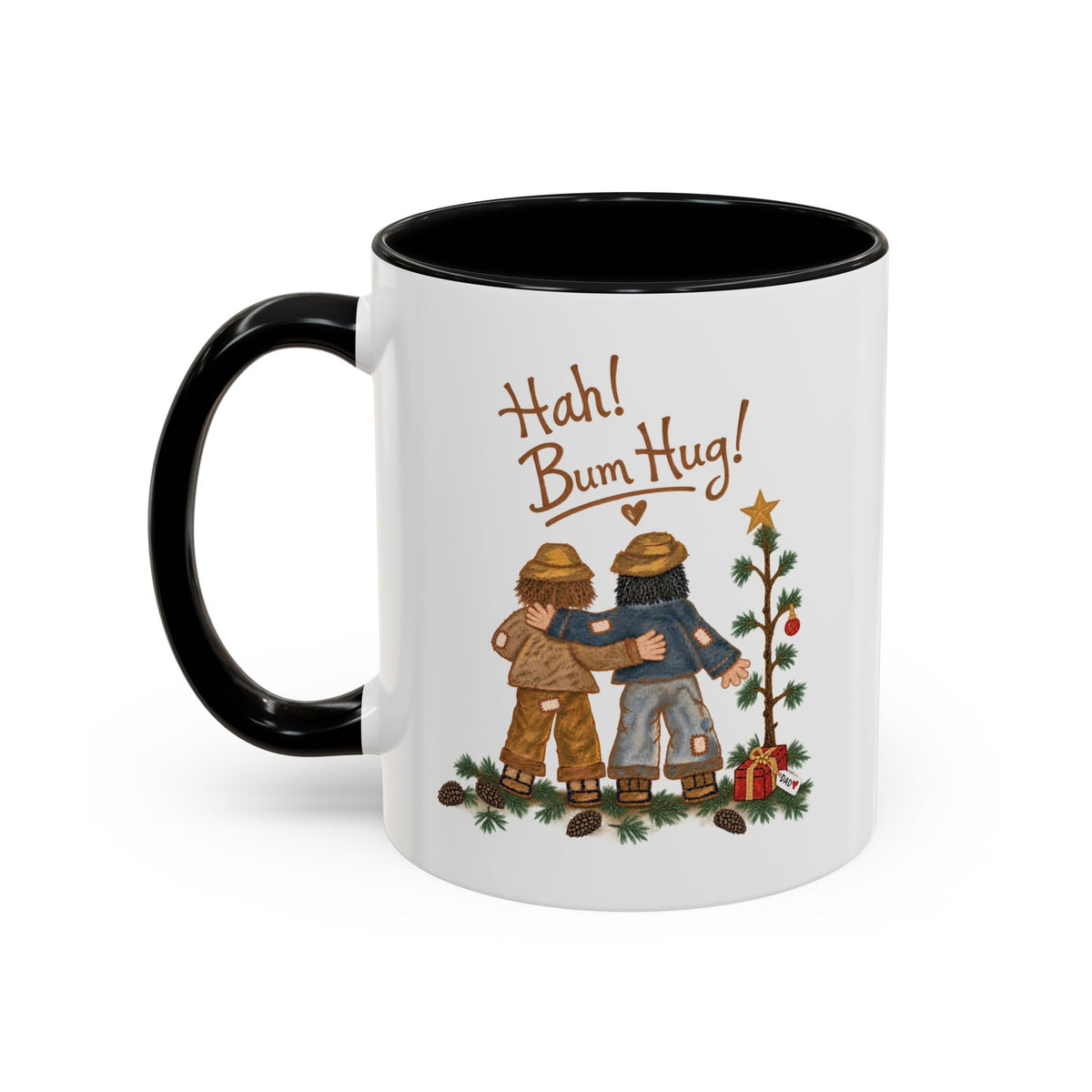 Hah! Bum Hug! – Accent Coffee Mug