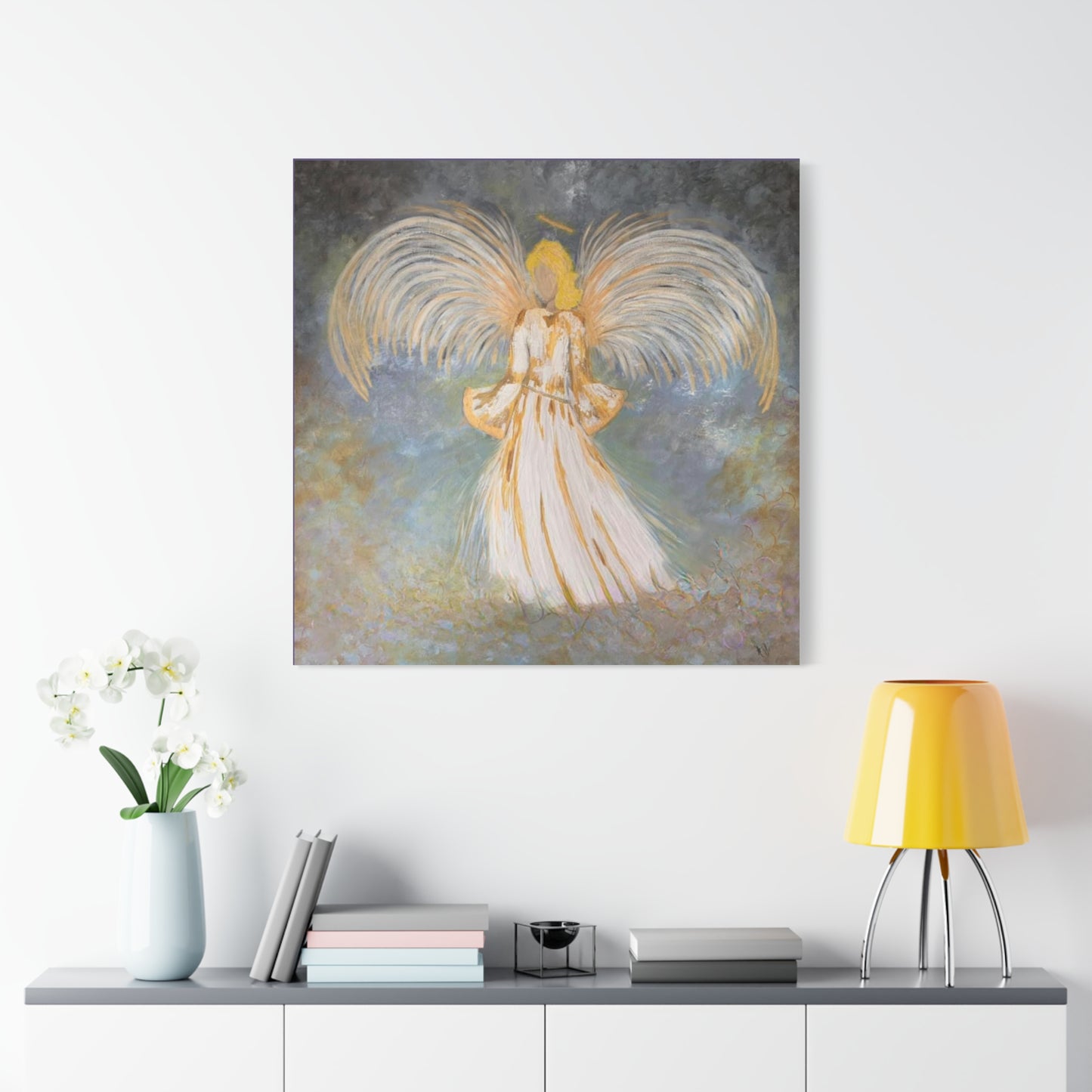 Angel of Remembrance  -  Memorial Angel Art Print