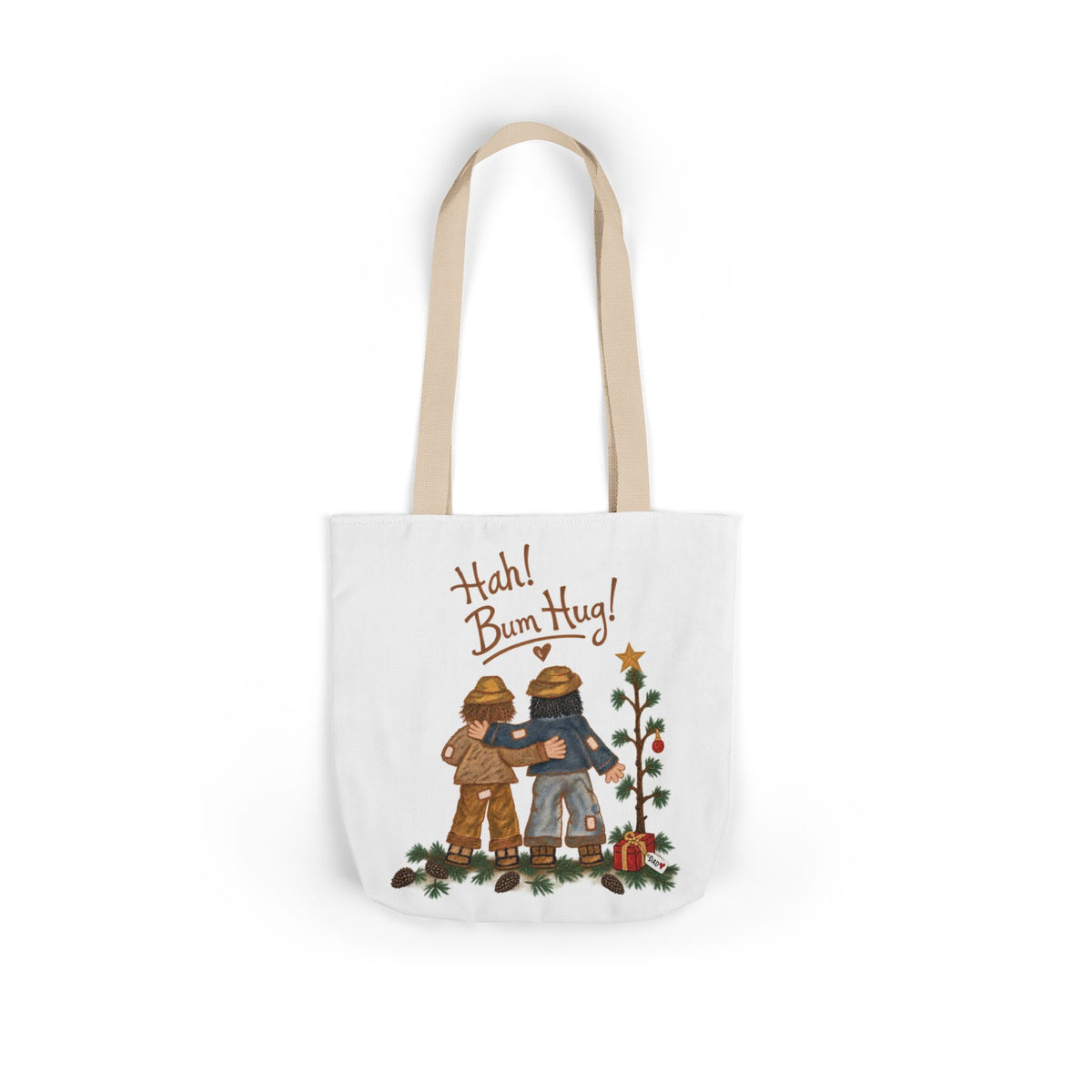 Hah! Bum Hug! – Canvas Tote Bag