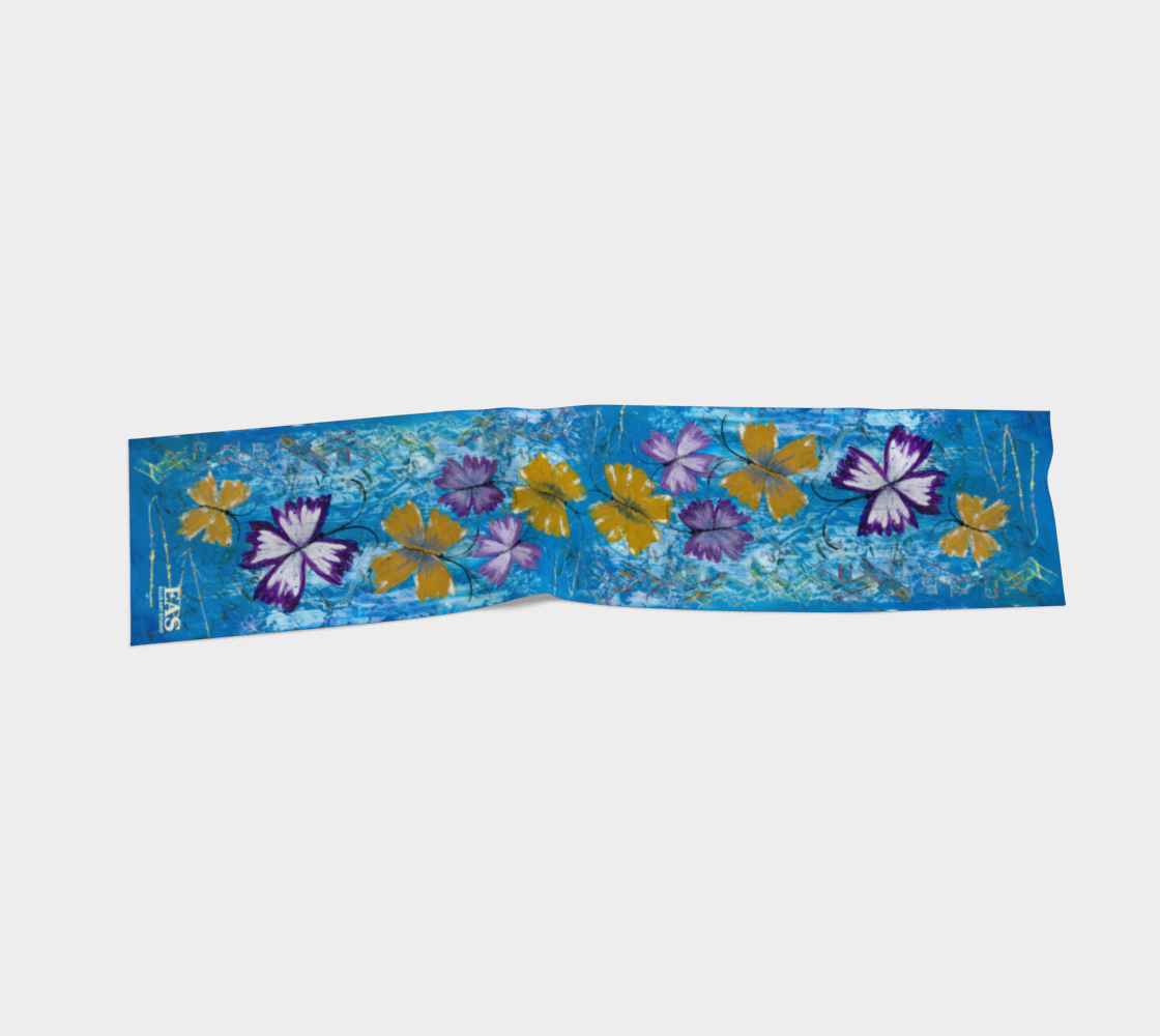 Where Joy Takes Flight — Silk Charmeuse Scarf
