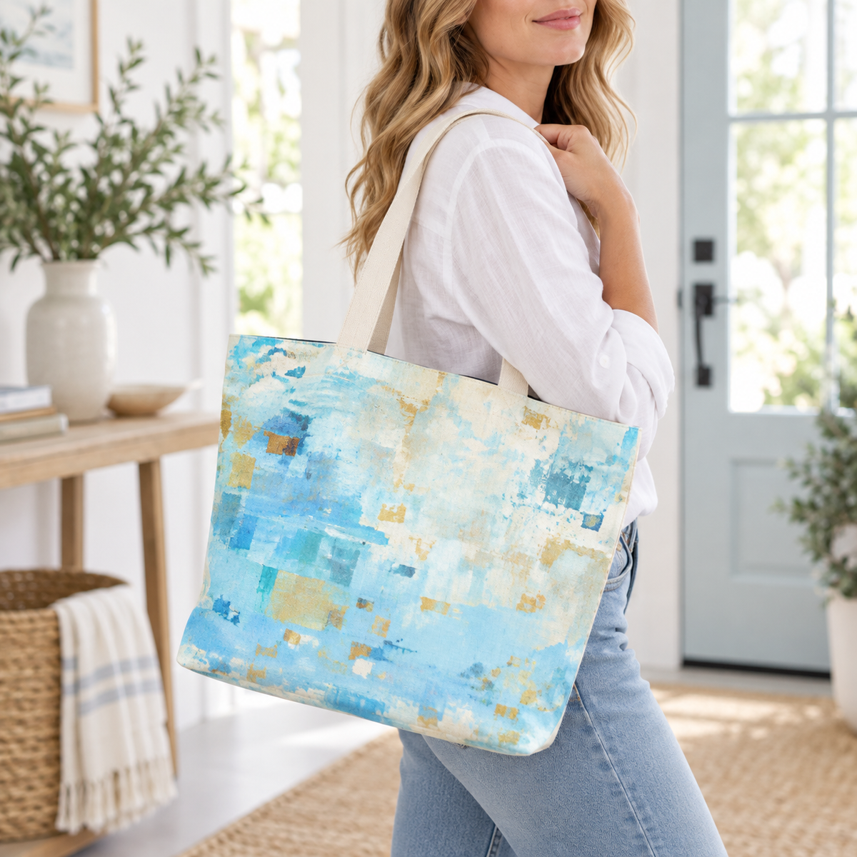 Out of the Ruins - Large Cotton Canvas Art Tote