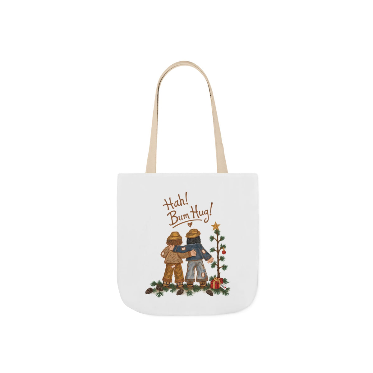 Hah! Bum Hug! – Canvas Tote Bag