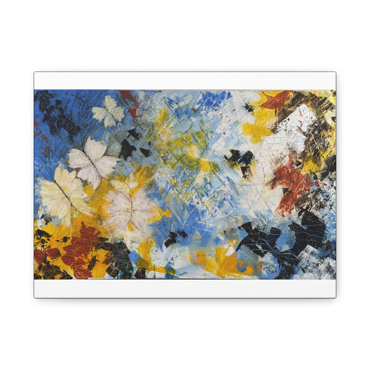 Flight Through Chaos - Abstract Canvas Wall Art (Gallery Style)
