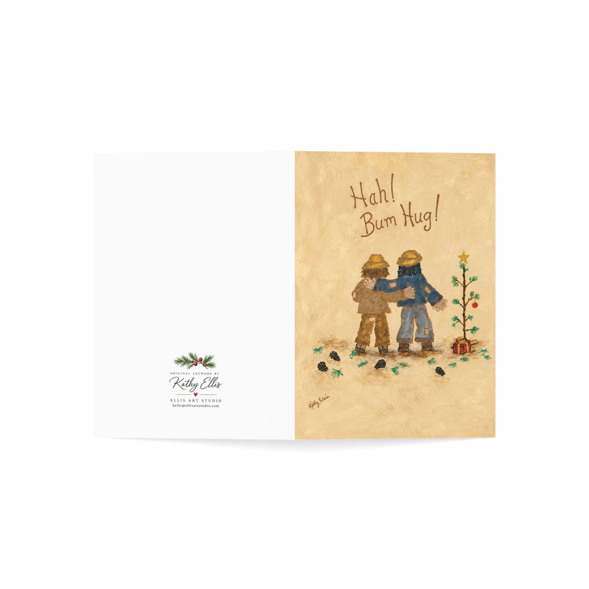 Hah! Bum Hug! – Christmas Greeting Card