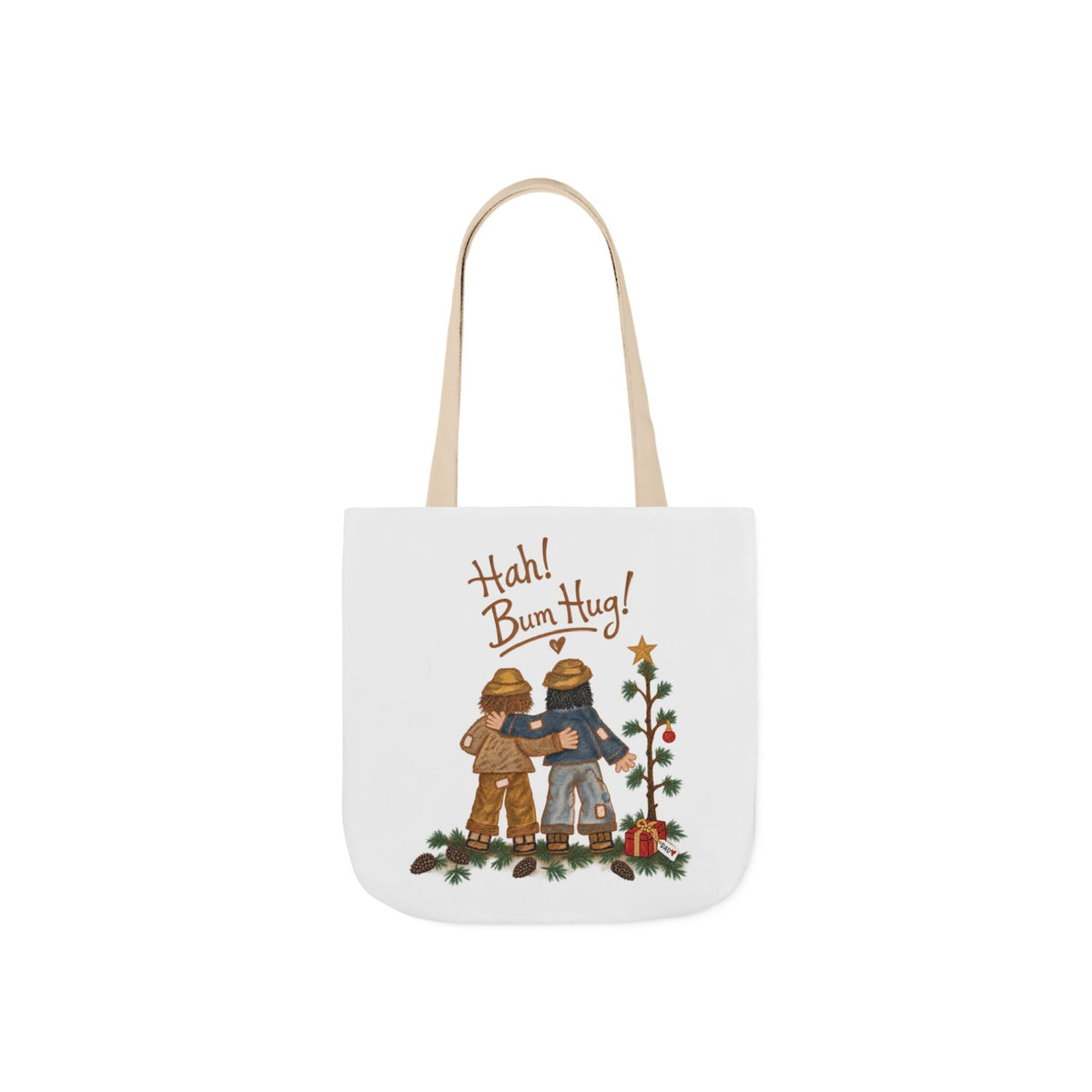 Hah! Bum Hug! – Canvas Tote Bag
