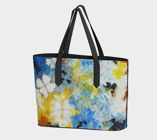 Flight Through Chaos - Vegan Leather Tote