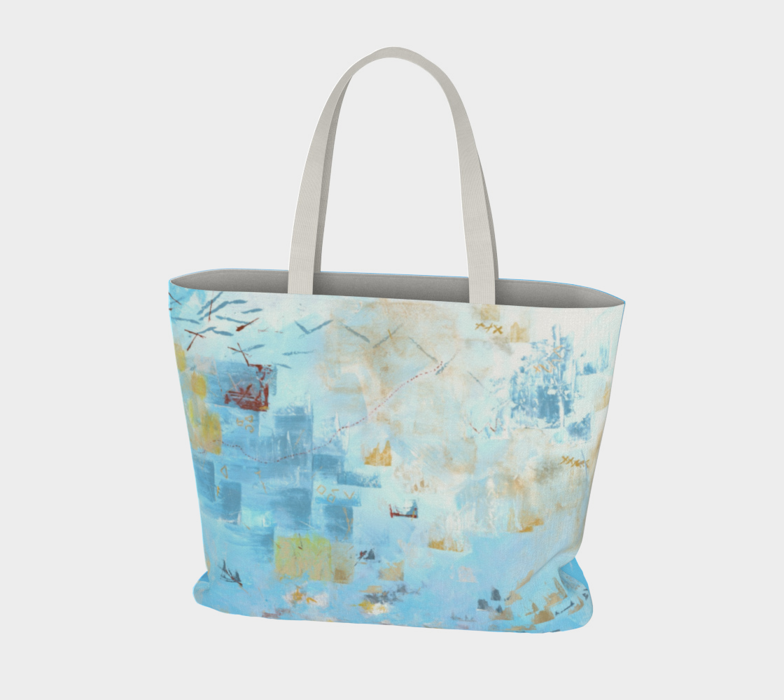 Out of the Ruins - Large Cotton Canvas Art Tote