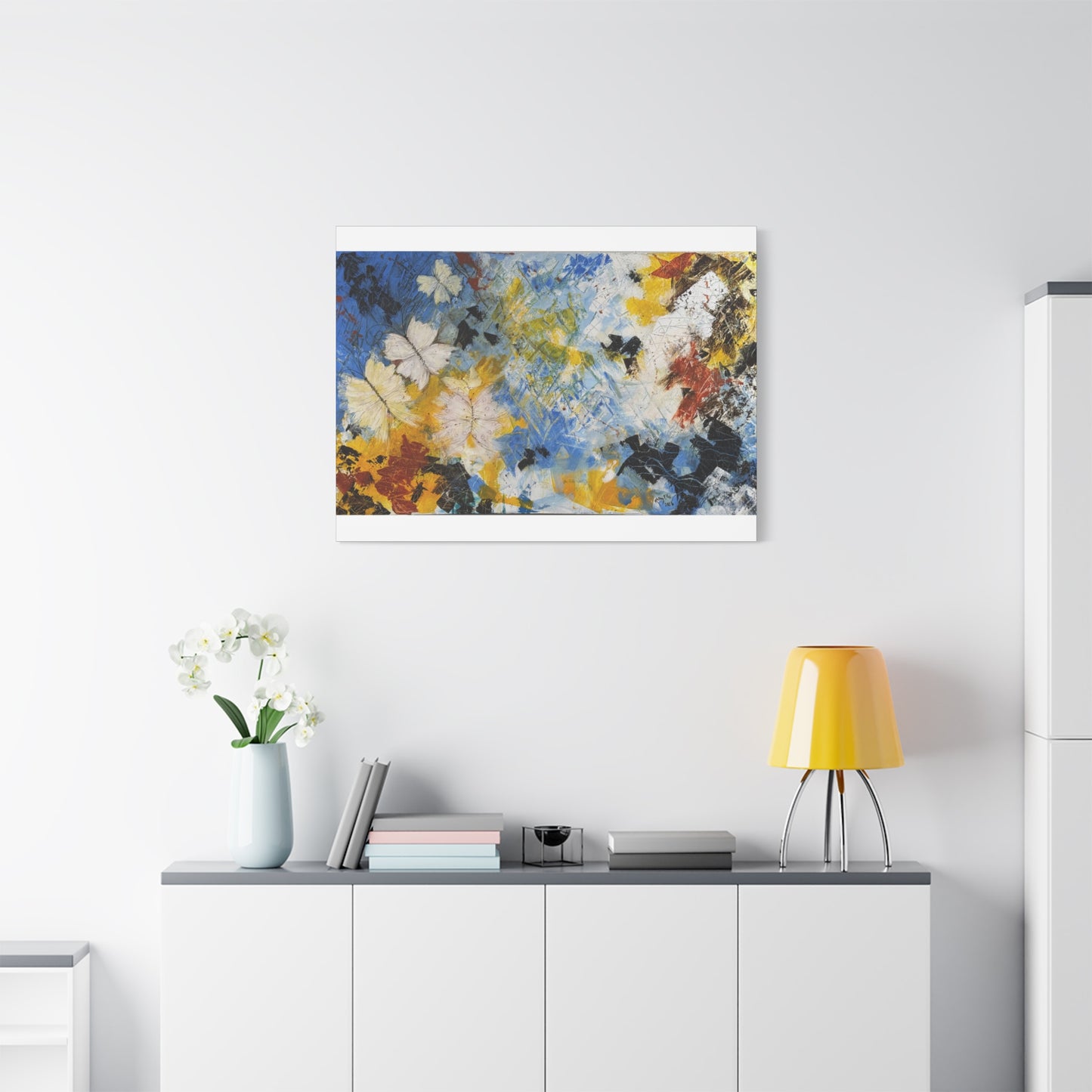 Flight Through Chaos - Abstract Canvas Wall Art (Gallery Style)