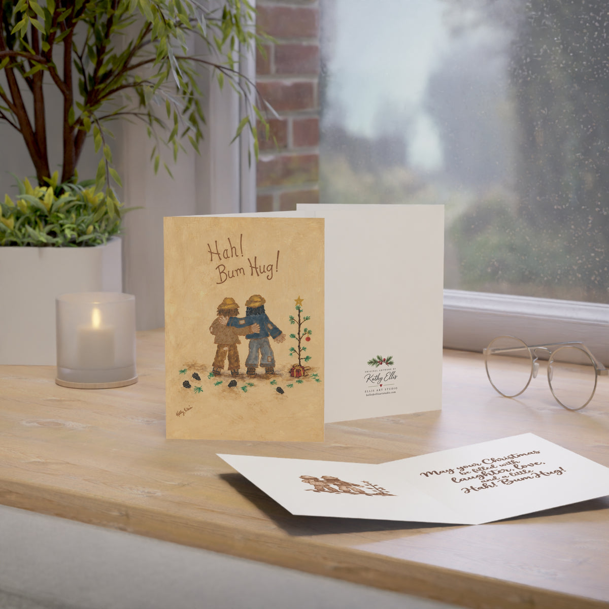 Hah! Bum Hug! – Christmas Greeting Card