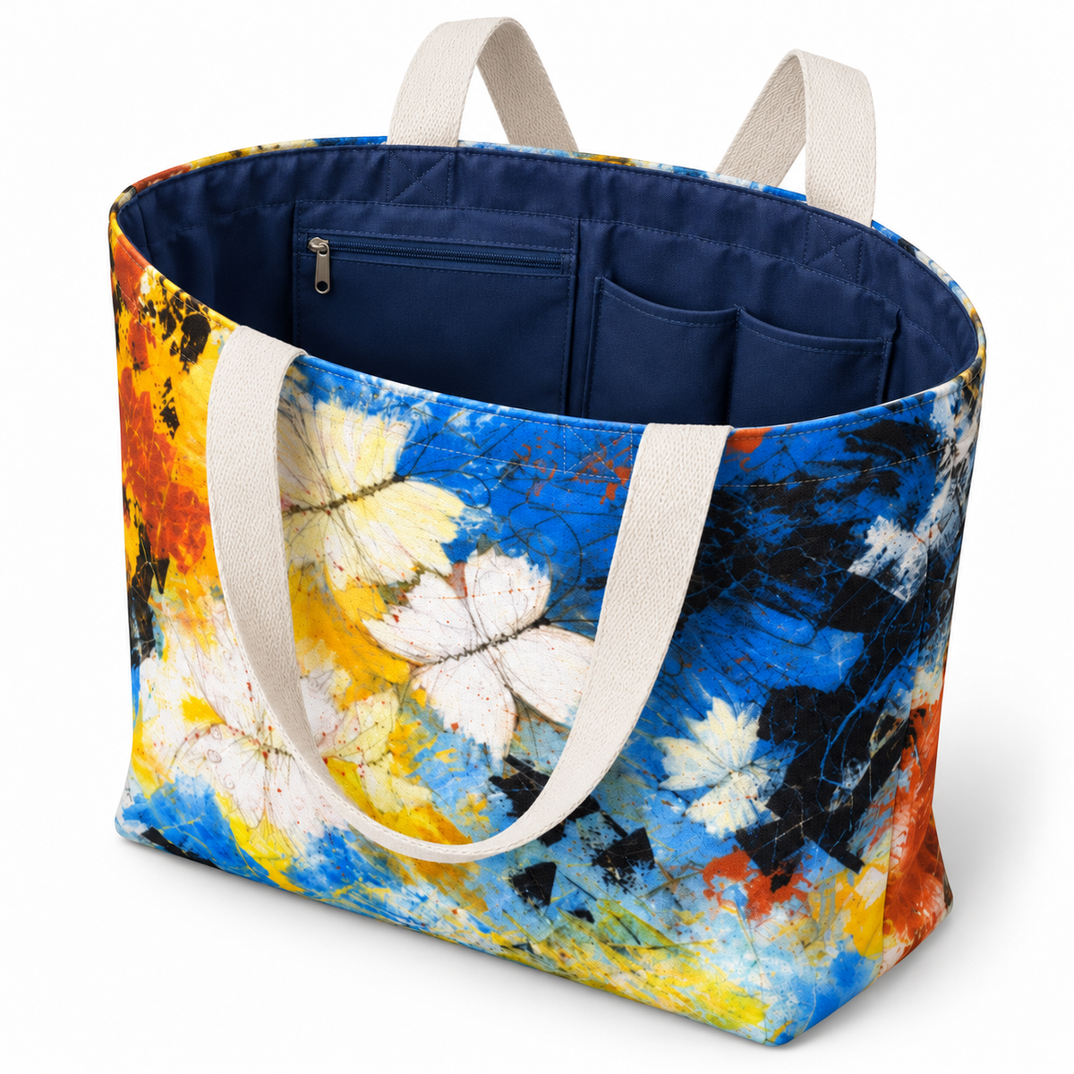 Flight Through Chaos – Lined Market Tote Bag