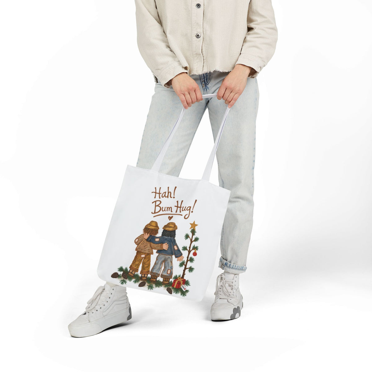 Hah! Bum Hug! – Canvas Tote Bag