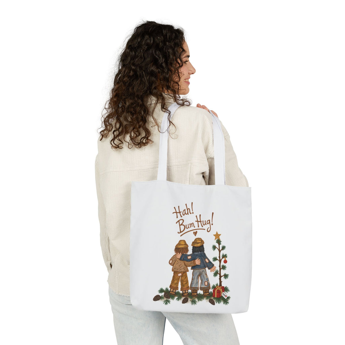 Hah! Bum Hug! – Canvas Tote Bag