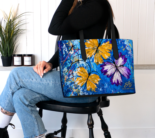 Where Joy Takes Flight — Vegan Leather Tote