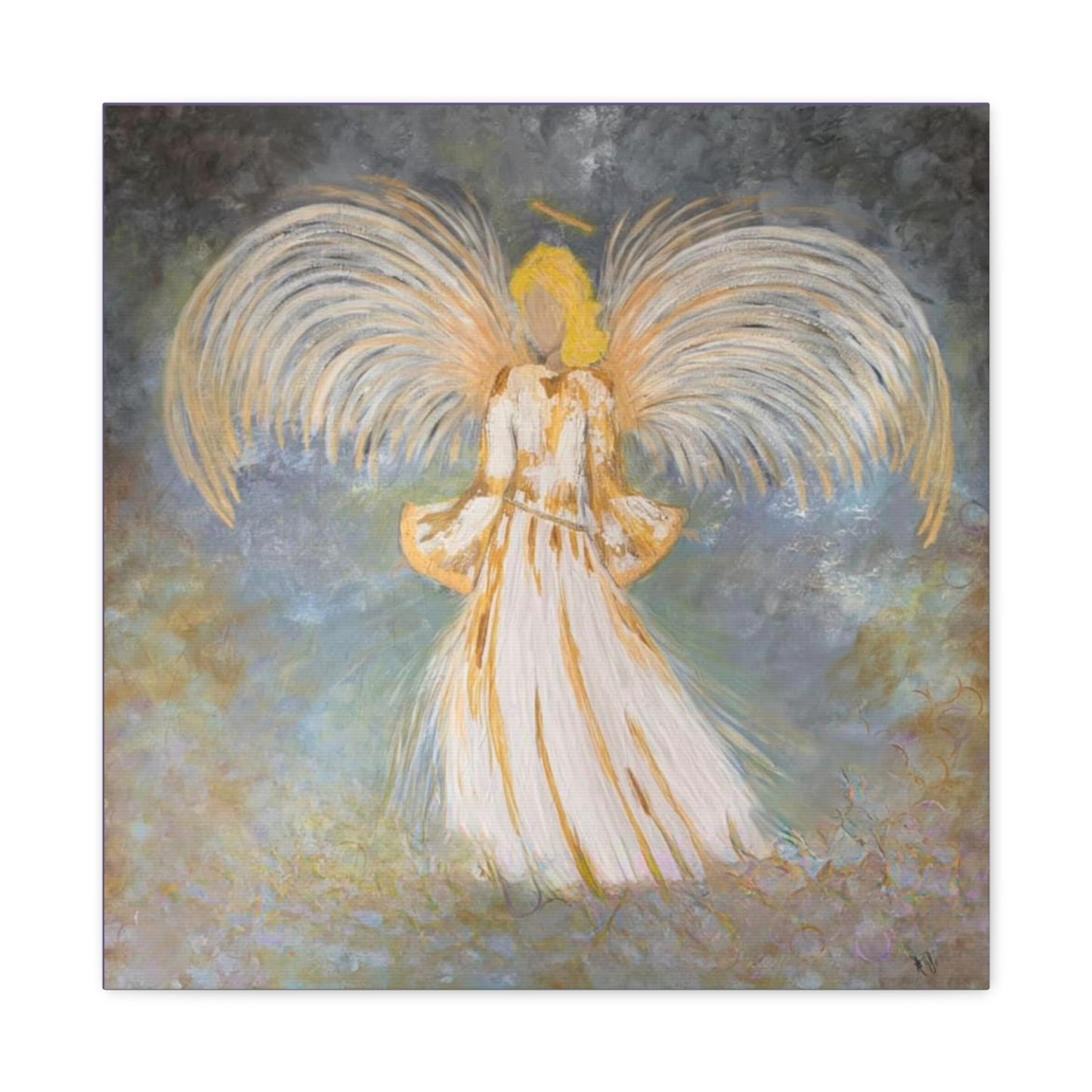 Angel of Remembrance  -  Memorial Angel Art Print