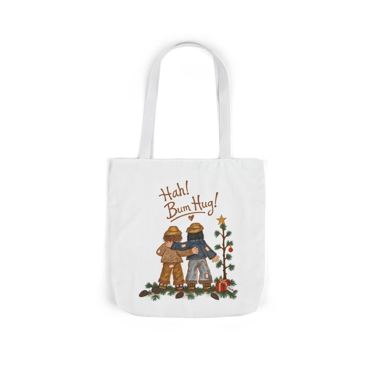 Hah! Bum Hug! – Canvas Tote Bag