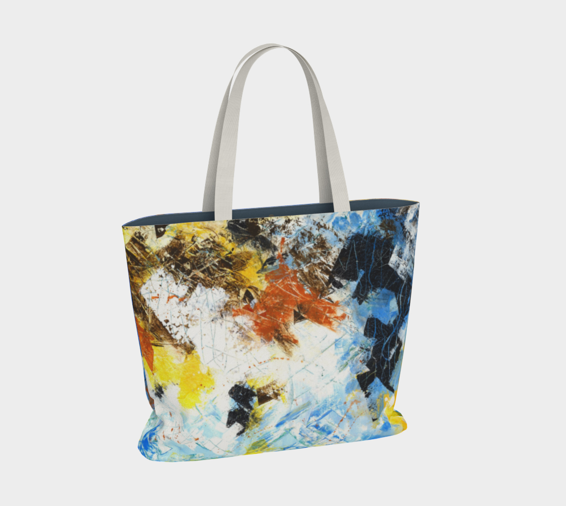 Flight Through Chaos – Lined Market Tote Bag