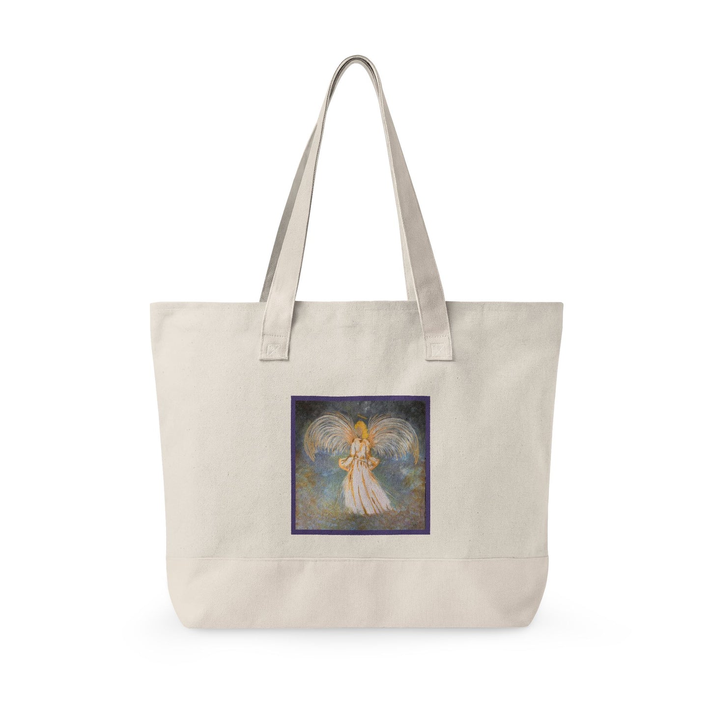 Zippered Canvas Tote