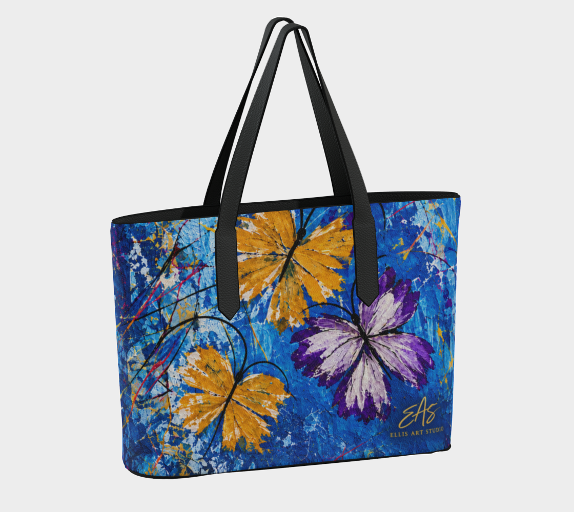Where Joy Takes Flight — Vegan Leather Tote