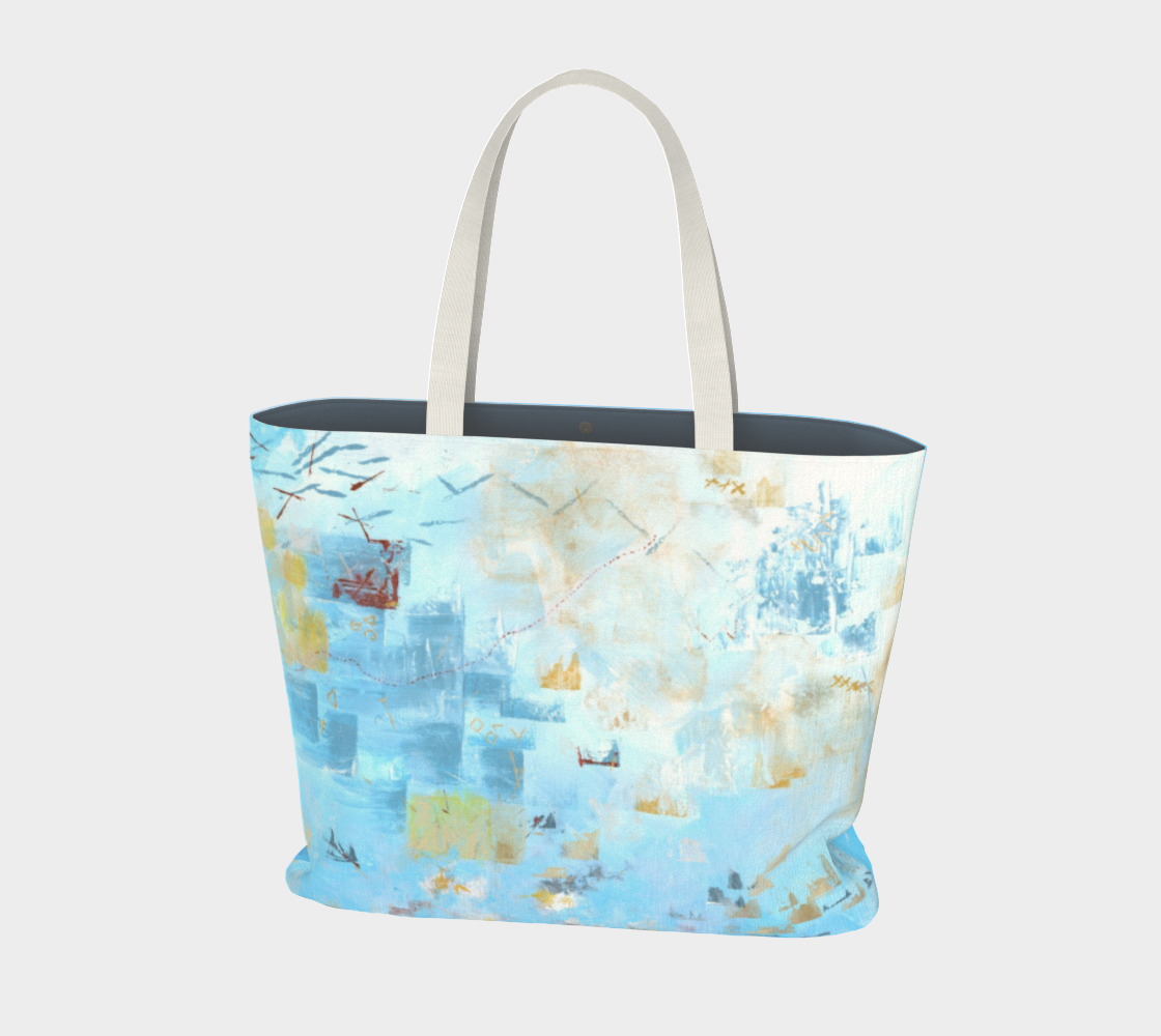 Out of the Ruins – Lined Market Canvas Tote Bag