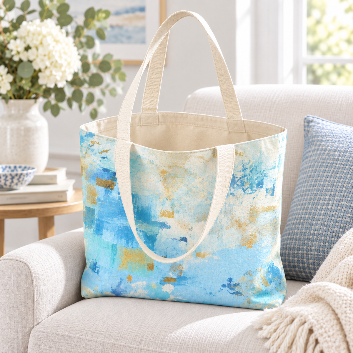 Out of the Ruins - Large Cotton Canvas Art Tote