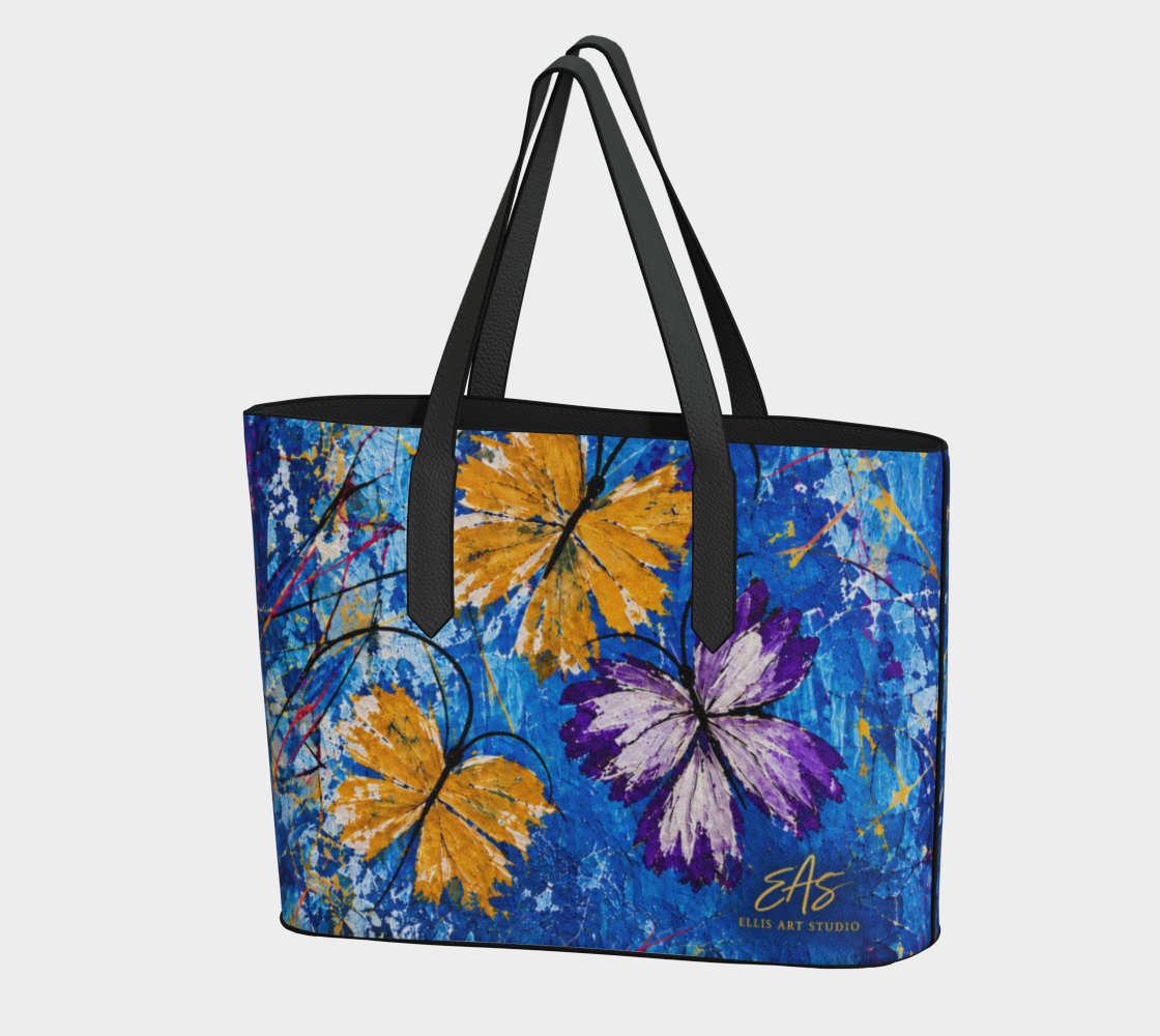 Where Joy Takes Flight — Vegan Leather Tote