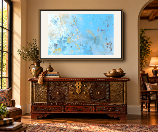 Out of the Ruins — Abstract Butterfly Art Print