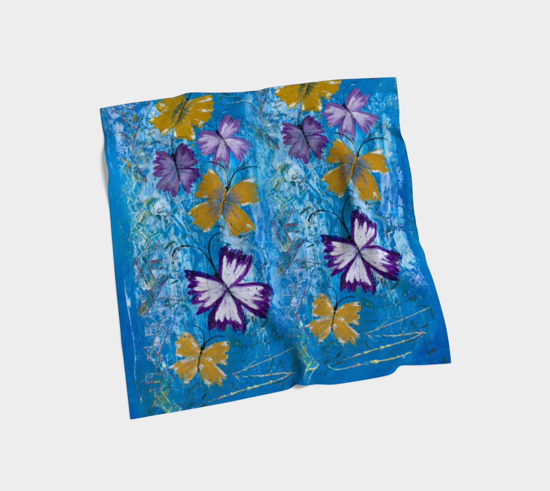 Where Joy Takes Flight - Poly Chiffon Scarf