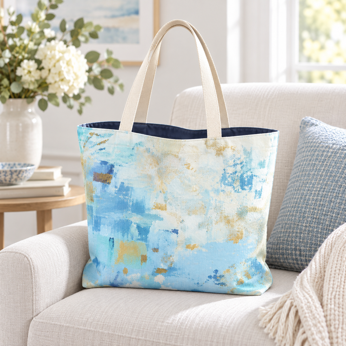 Out of the Ruins – Lined Market Canvas Tote Bag